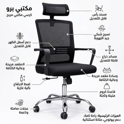 Chaise ergonomique